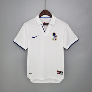Camiseta retro Italia 1998 Blanco segunda equipacion