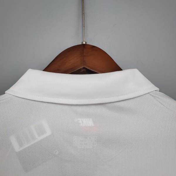 Camiseta retro Italia 1998 Blanco segunda equipacion cuello posterior