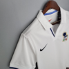Camiseta retro Italia 1998 Blanco segunda equipacion hombro