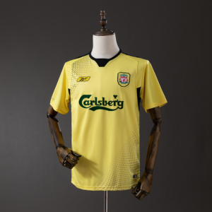 Camiseta retro Liverpool amarilla 2004-2005