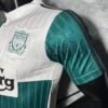 Camiseta retro Liverpool verde-blanco 1995-1996 manga