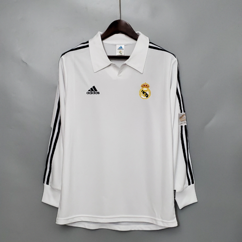 Camiseta retro Raúl Real Madrid 2002 manga larga