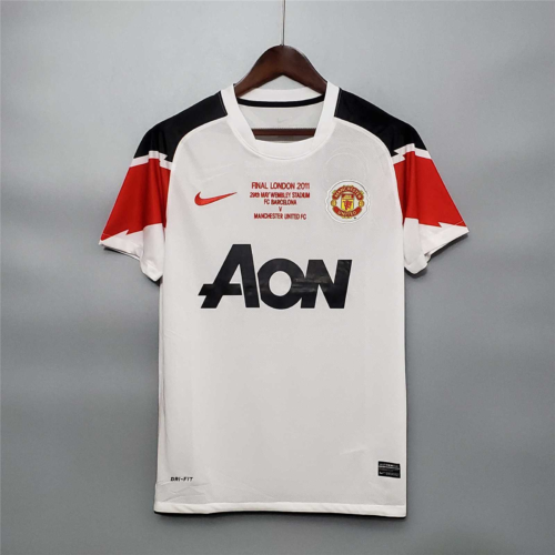 Camiseta retro blanca Manchester United 2010-2011