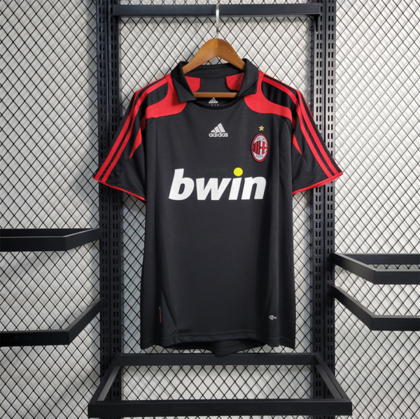 Camiseta retro negra AC Milan 2007-2008