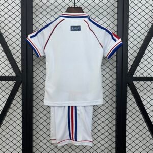 Conjunto Retro Niño Francia 1998 Blanco dorsal