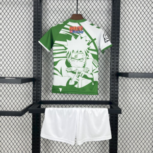 Conjunto niño naruto Real Betis 2025-2026 dorsal