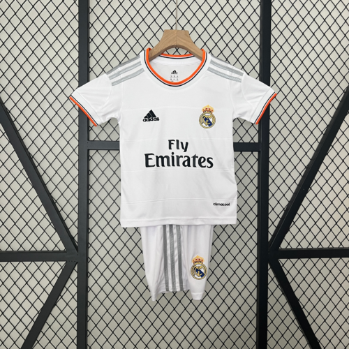 Conjunto retro niño Blanco Real Madrid 2013-2014