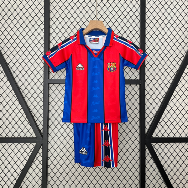 Conjunto retro niño FC Barcelona 1995-1997