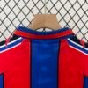 Conjunto retro niño FC Barcelona 1995-1997 cuello posterior