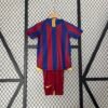 Conjunto retro niño FC Barcelona 2005-2006 dorsal