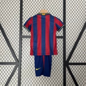 Conjunto retro niño FC Barcelona 2009-2010 dorsal