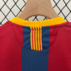 Conjunto retro niño FC Barcelona 2010-2011 cuello posterior