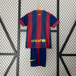 Conjunto retro niño FC Barcelona 2014-2015 dorsal