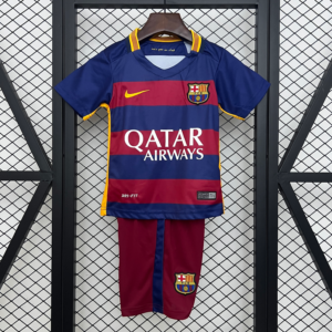 Conjunto retro niño FC Barcelona 2015-2016