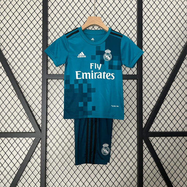 Conjunto retro niño azul Real Madrid 2017-2018