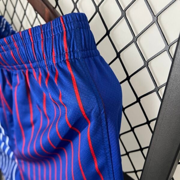 Pantalon Corto Azul Francia 2024 lateral