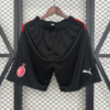 Pantalon Corto Negro AC Milan 2025-2026