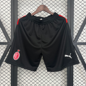 Pantalon Corto Negro AC Milan 2025-2026