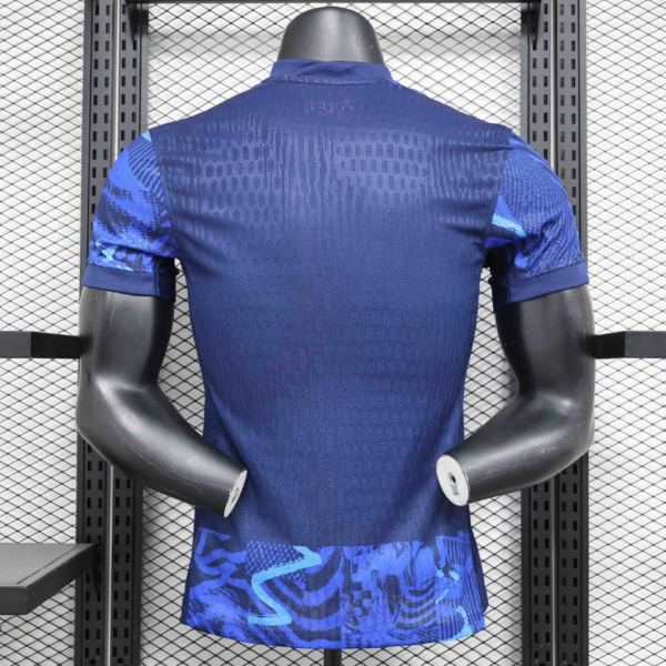 Camiseta Atletico Madrid 2024-2025 Azul dorsal