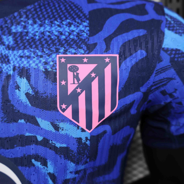 Camiseta Atletico Madrid 2024-2025 Azul escudo