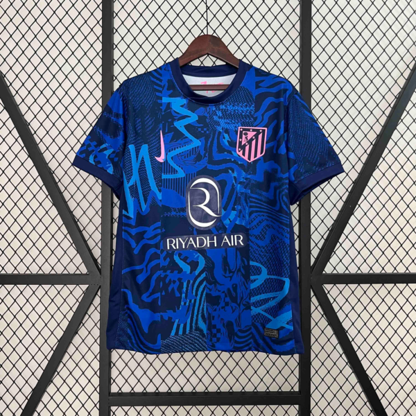 Camiseta Atletico Madrid Azul 2024-2025