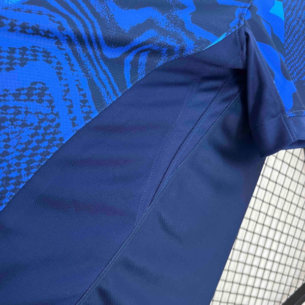 Camiseta Atletico Madrid Azul 2024-2025 lateral