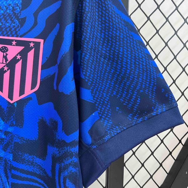 Camiseta Atletico Madrid Azul 2024-2025 manga