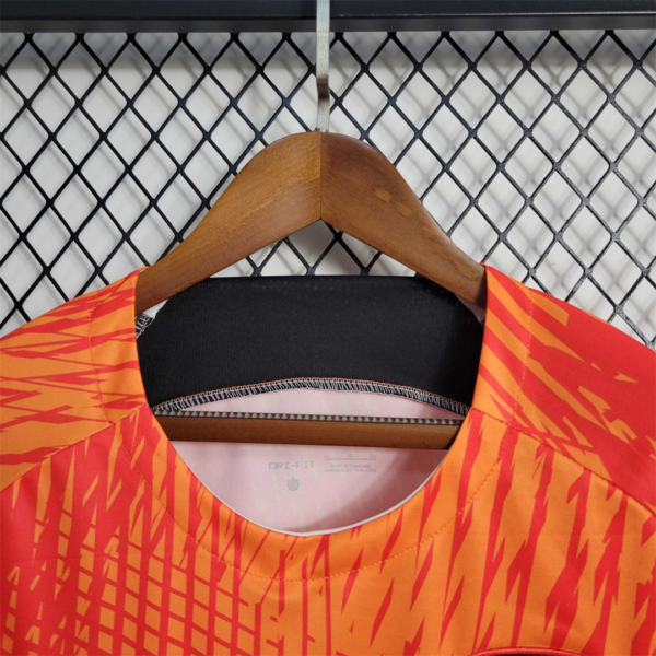 Camiseta Atletico Madrid Naranja 2022-2023 cuello