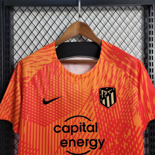 Camiseta Atletico Madrid Naranja 2022-2023 pecho