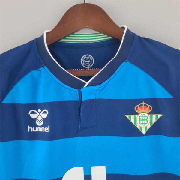 Camiseta Real Betis 2022-2023 Azul cuello