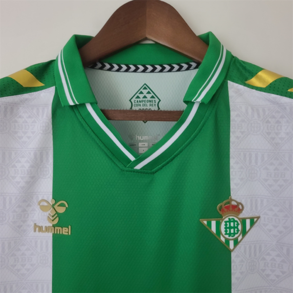 Camiseta Real Betis Campeones 2021-2022 cuello