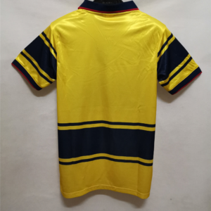 Camiseta Retro Arsenal 1997-1998 Amarillo dorsal