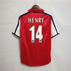 Camiseta Retro Arsenal 2000-2001 Henry dorsal