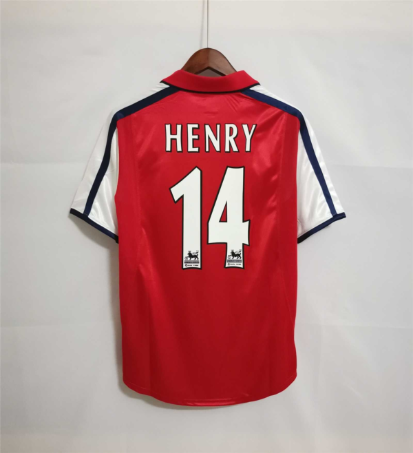 Camiseta Retro Arsenal 2000-2001 Henry dorsal