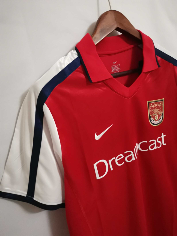 Camiseta Retro Arsenal 2000-2001 Henry hombro