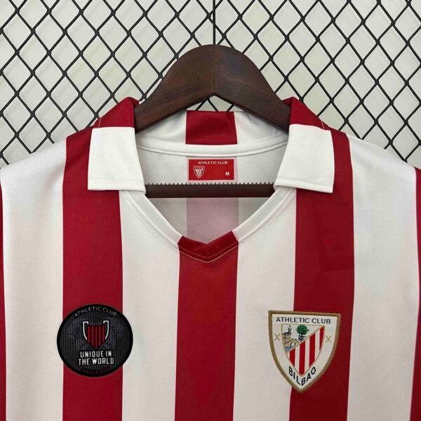 Camiseta Retro Athletic Bilbao 1984-1985 cuello