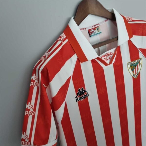 Camiseta Retro Athletic Bilbao 1995-1997 hombro