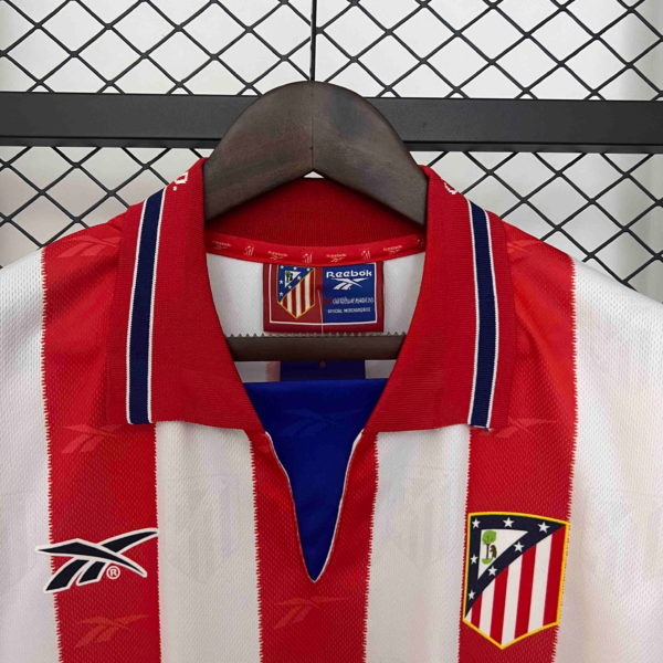 Camiseta Retro Atletico Madrid 1998-1999 cuello