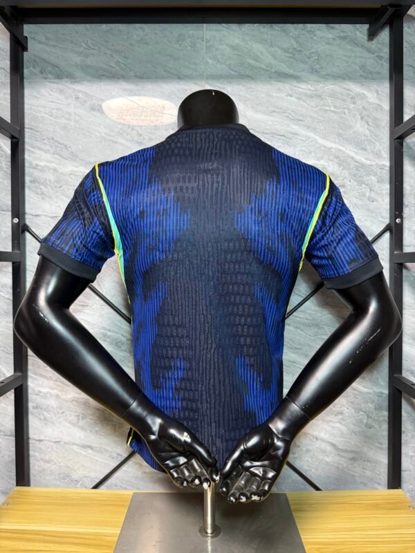 Camiseta azul Brasil Mundial 2026 dorsal