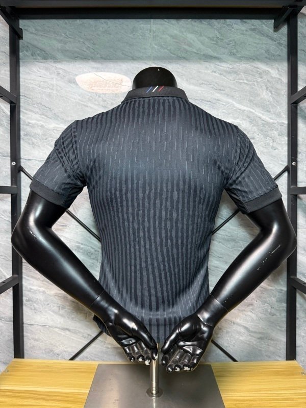 Camiseta negra Paris Saint Germain 2025-2026 dorsal