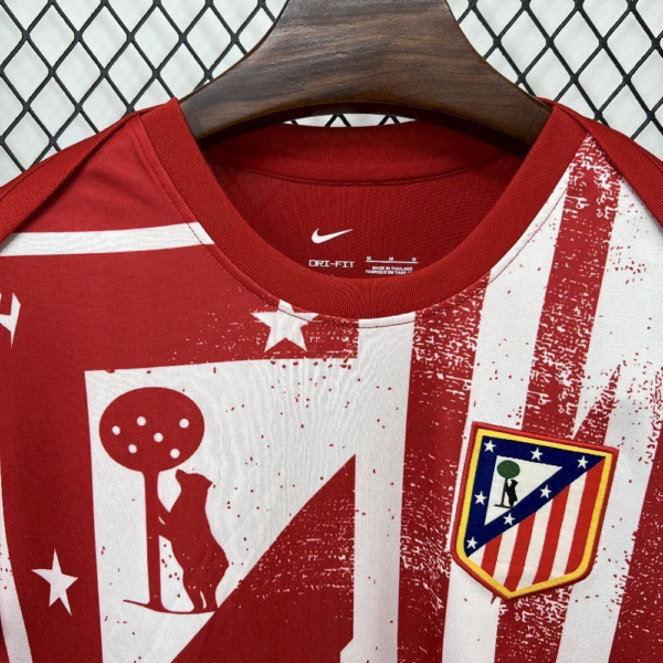 Nueva Camiseta Atletico Madrid 2025-2026 cuello