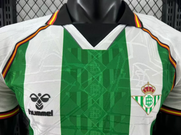 Nueva Camiseta Real Betis 2025-2026 Primera Equipacion cuello