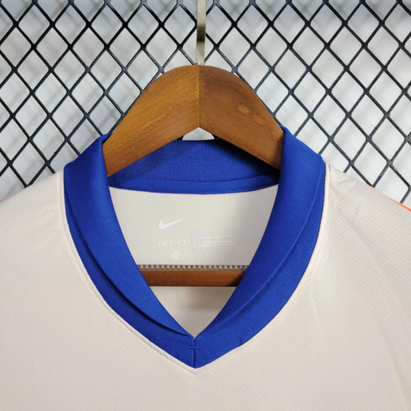 Camiseta Chelsea 2024-2025 Crema cuello