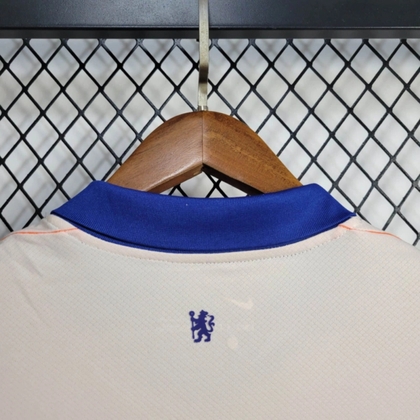Camiseta Chelsea 2024-2025 Crema cuello posterior