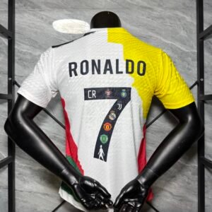 Camiseta Cristiano Ronaldo 7 Homenaje 2025-2026 dorsal