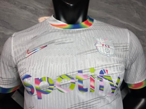 Camiseta FC Barcelona 2025-2026 blanca cuello