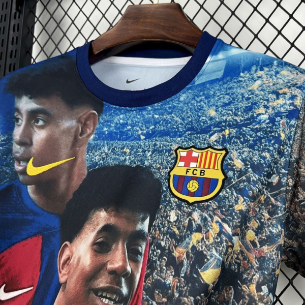 Camiseta Lamine Yamal 10 FC Barcelona 2025-2026 cuello