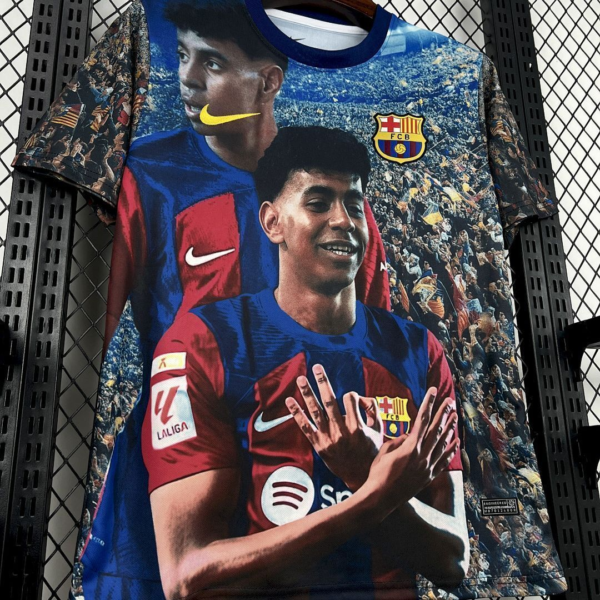 Camiseta Lamine Yamal 10 FC Barcelona 2025-2026 lateral