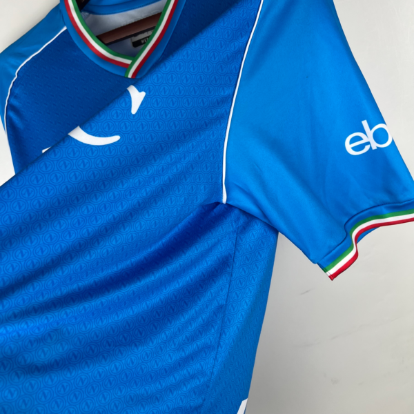 Camiseta Napoli 2023-2024 Khvicha lateral