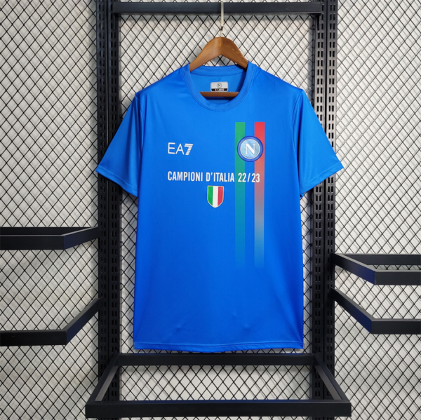 Camiseta Napoli Campeon 2022-2023 Azul